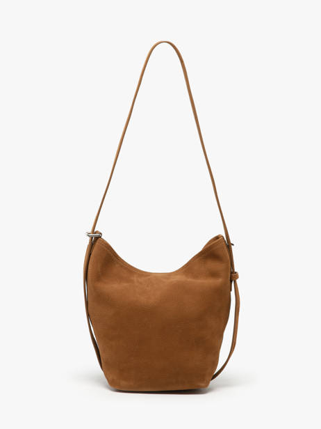 Cross Body Tas Cavalier Nubuck Leder Etrier Bruin cavalier nubuck ECAN126S ander zicht 4